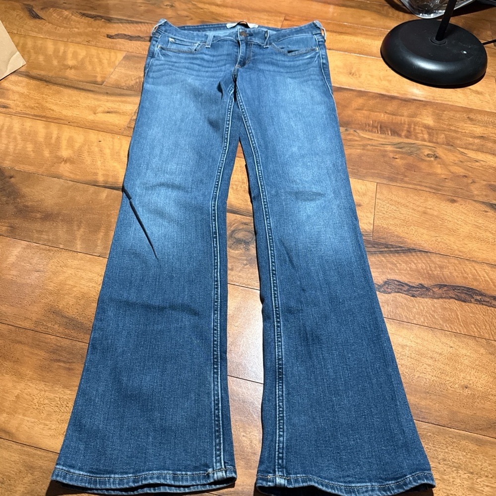 Hollister Dark Blue Flare Women's Jeans